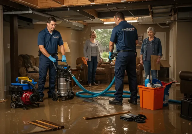 Basement Water Extraction and Removal Techniques process in North Zanesville, OH