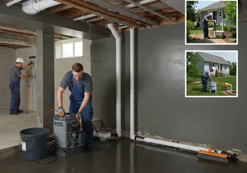 Basement Waterproofing and Flood Prevention process in North Zanesville, OH